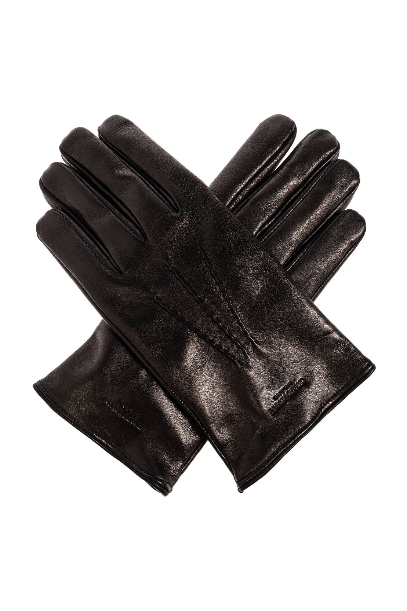 手袋 GIORGIO ARMANI GW001988.AF19183 Gloves Black Leather gloves Giorgio Armani - Vitkac France